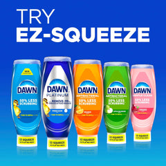 Dawn Platinum EZ-Squeeze Dish Soap Liquid, Dishwashing Liquid, Grease Removal, Upside Down Bottle, Bleach Alternative Clean Lemon, 6x18 Fl Oz Bundle