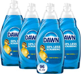 Dawn Ultra Dish Soap, Dishwashing Liquid, Original, Dish Soap Liquid, Dish Soap Refill, 4x24 Fl Oz Bundle