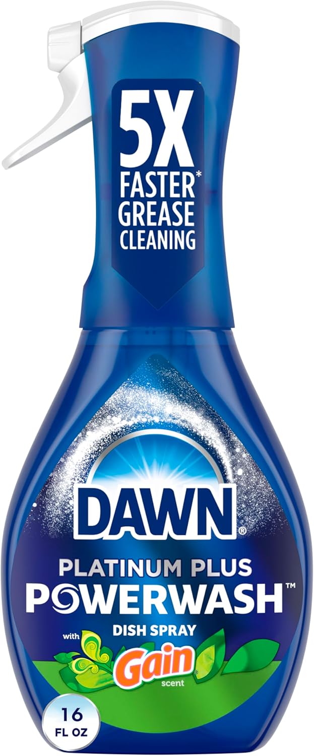 Dawn Powerwash Gain Original Dish Spray, Dish Soap Starter Kit, 16 Fl Oz