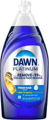 Dawn Platinum Dishwashing Liquid, Fresh Rain Scent, 32.7 fl oz